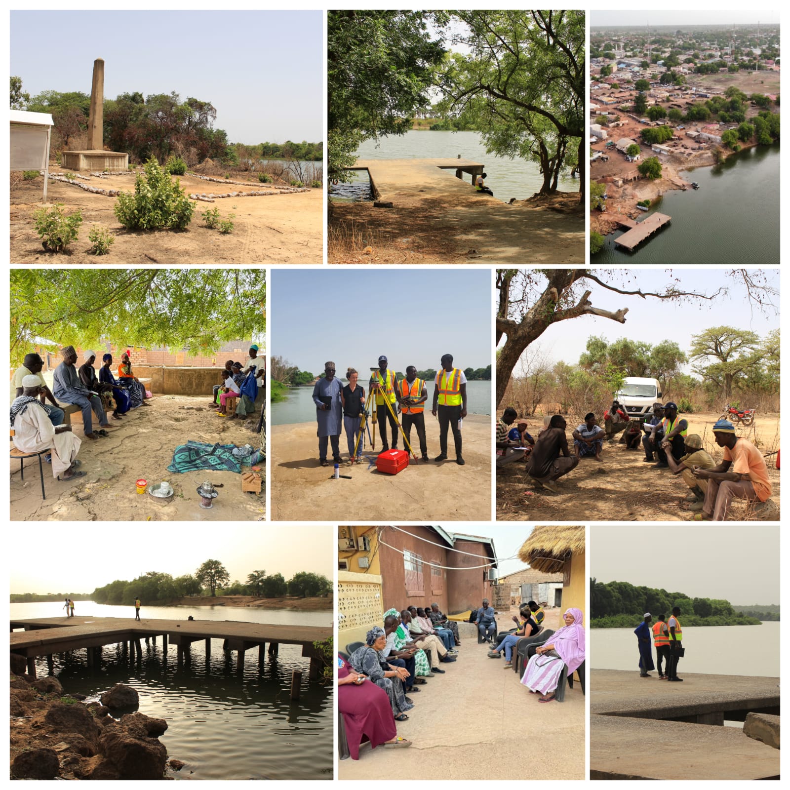 Visits to Bansang, Mungo Park (Karantaba Toro), Karantaba (Tenda) & Basse