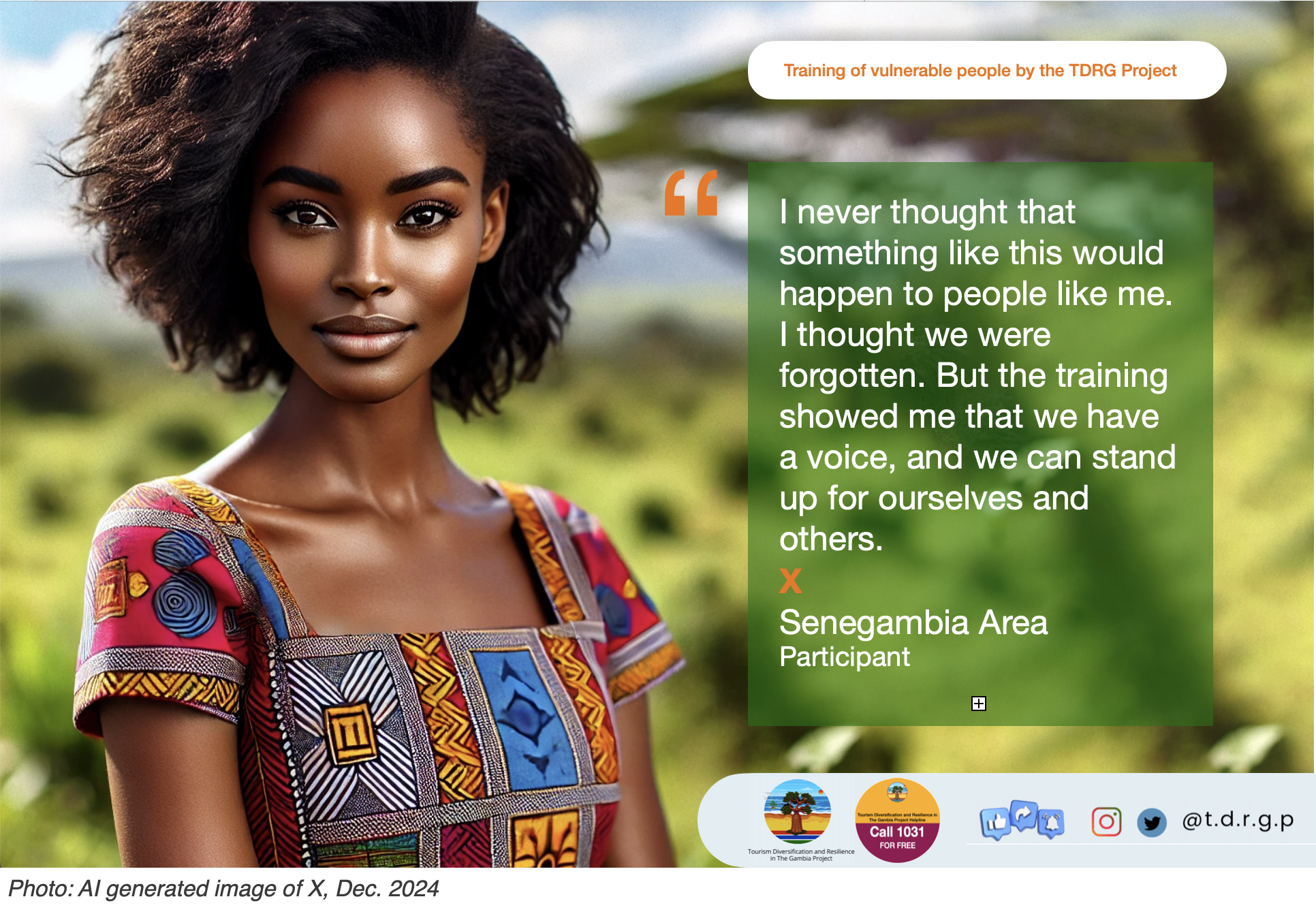 Empowering a Path to Dignity: X's Journey of Transformation Through Training