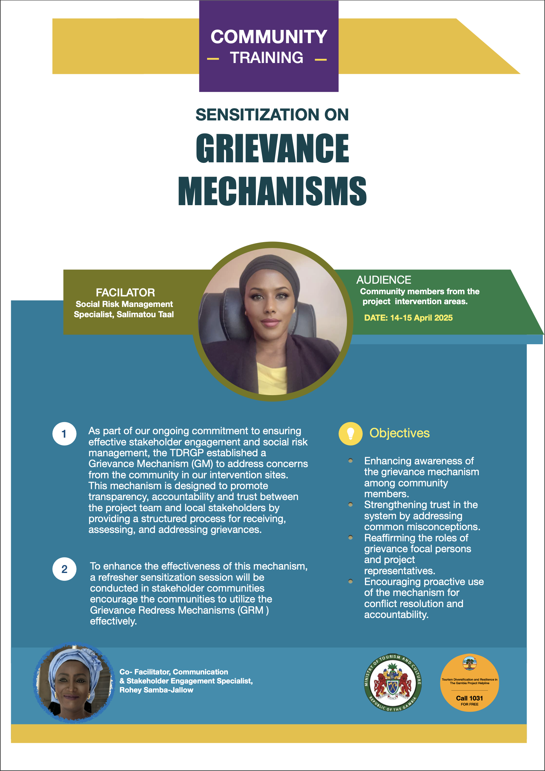 Grievance Mechanism Sensitization Session